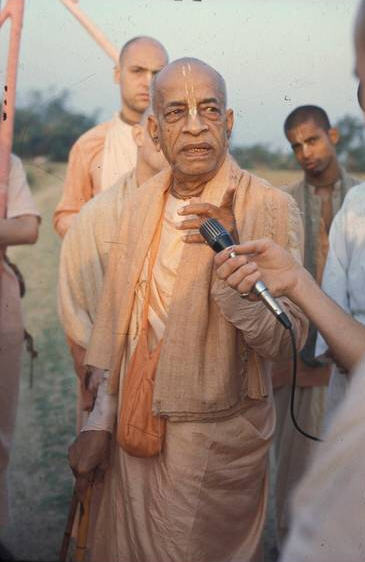 Haridas Prabhu With Srila Prabhupada